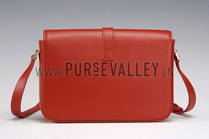 Saint Laurent Universite Flap Bag Red 608211