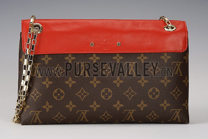 Louis Vuitton Pallas Chain Bag Red 608251