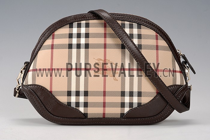 Burberry Tassel Tote Bag Chocolate 608259