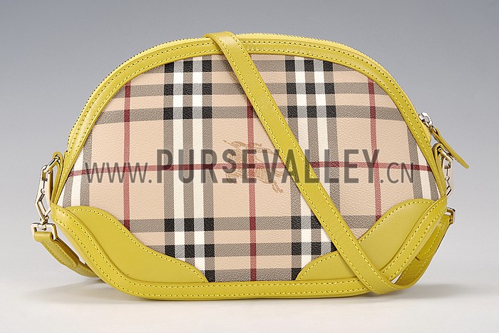 Burberry Tassel Tote Bag Yellow Barley 608261