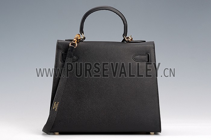 Hermes Kelly 28 Black 608142