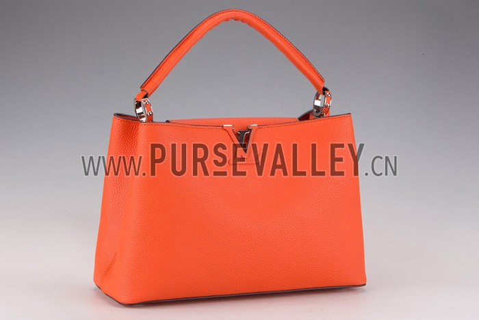 Louis Vuitton Capucines Orange