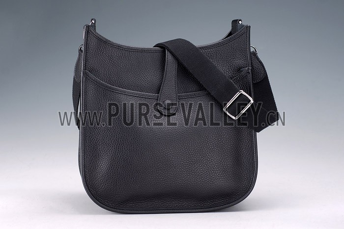 Hermes Black Evelyne Shoulder Bag