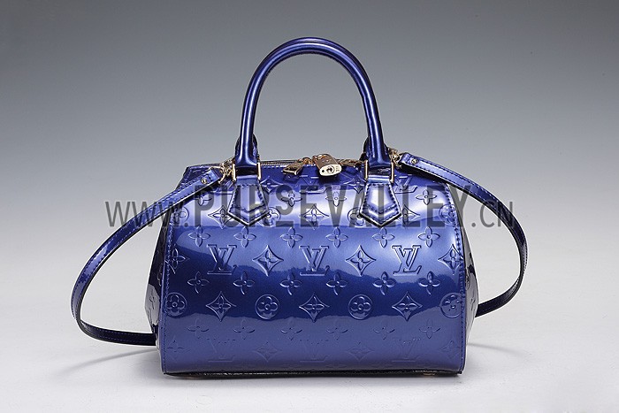 Louis Vuitton Monogram Vernis Montana Blue 607365