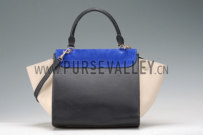 Celine Trapeze Blue Bag 607303