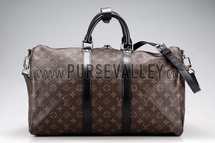 Louis Vuitton Keepall 45 Monogram Macassar Canvas
