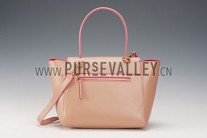 Celine Belt Bag Beige With Pink Trim