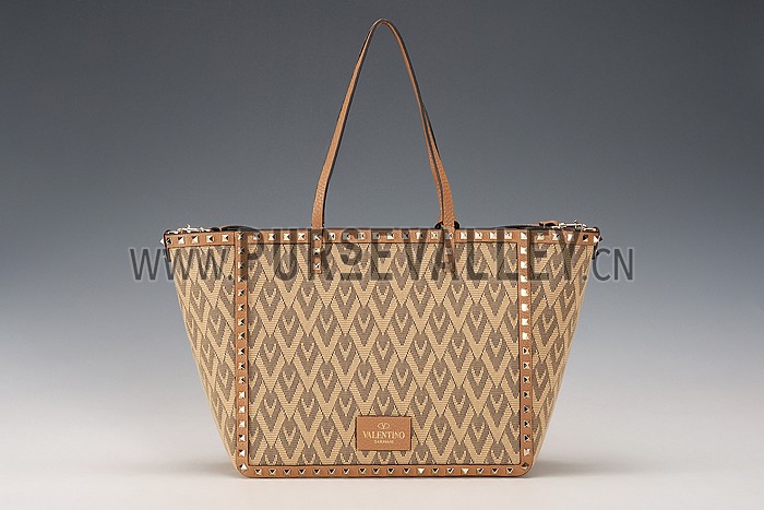 Valentino RockStud Cross Body Tan Bag