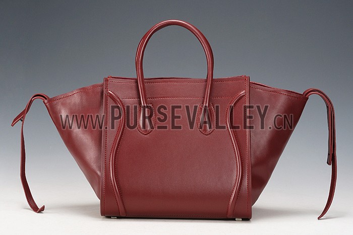 Celine Phantom Medium Burgundy