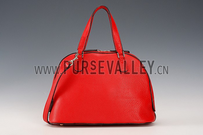 Gucci Bright Leather Bag Red