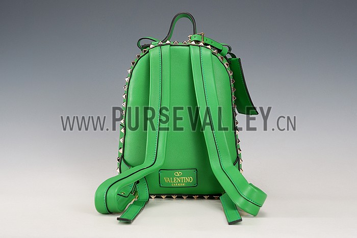 Valentino RockStud Green Backpack