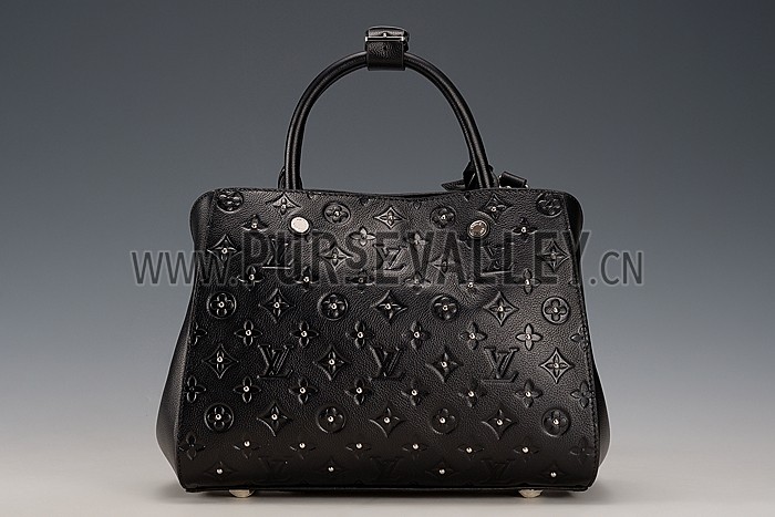 Louis Vuitton Montaigne Empreinte Studs BB Black