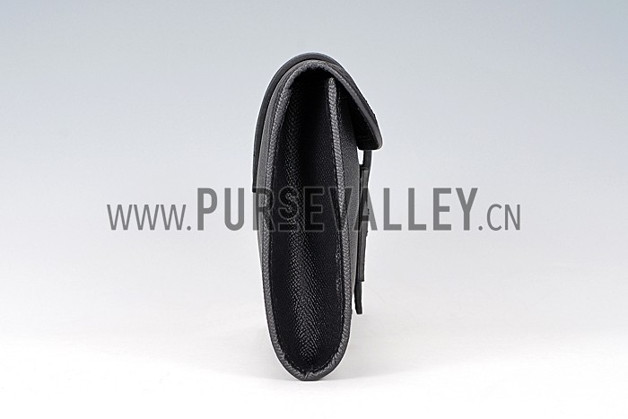 Hermes Jige Elan 29 Black Clutch 608008