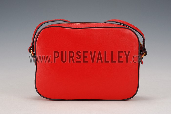 Gucci Bee Detail Red Leather Bag