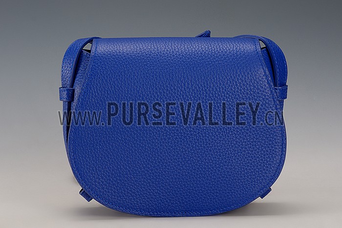 Chloe Marcie Flap Small Shoulder Bag Blue
