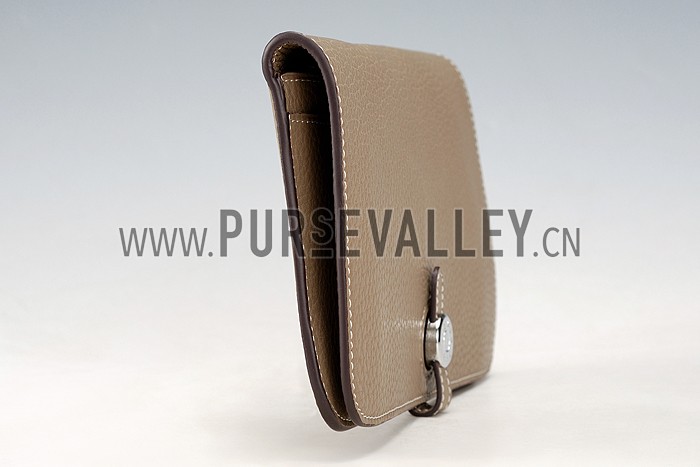 Hermes Dogon Wallet Taupe 18926636