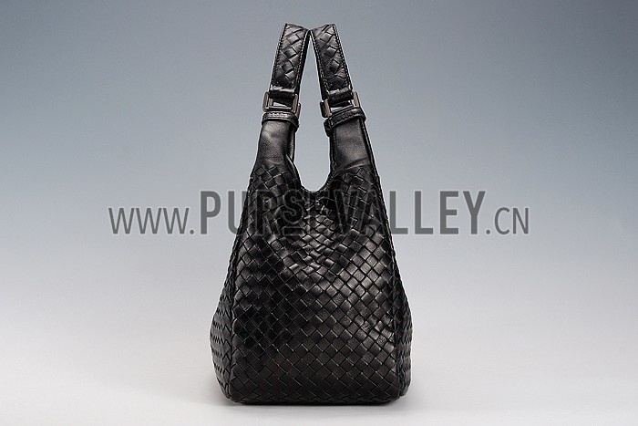 Bottega Veneta Campana Black Bag