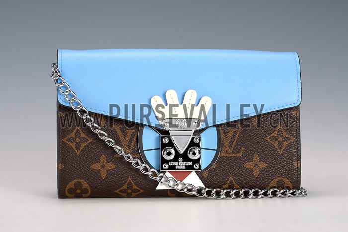 Louis Vuitton Tribal Mask Chaine Wallet Bleuet