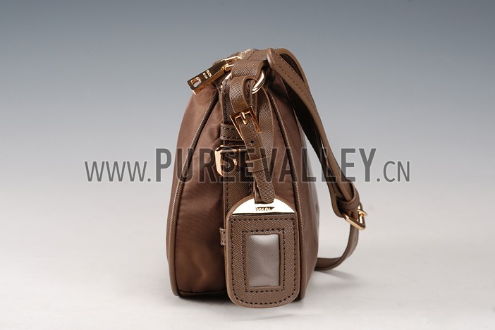 Prada Nylon Purse Brown