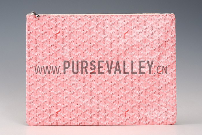 Goyard Zipped Pouch Pink