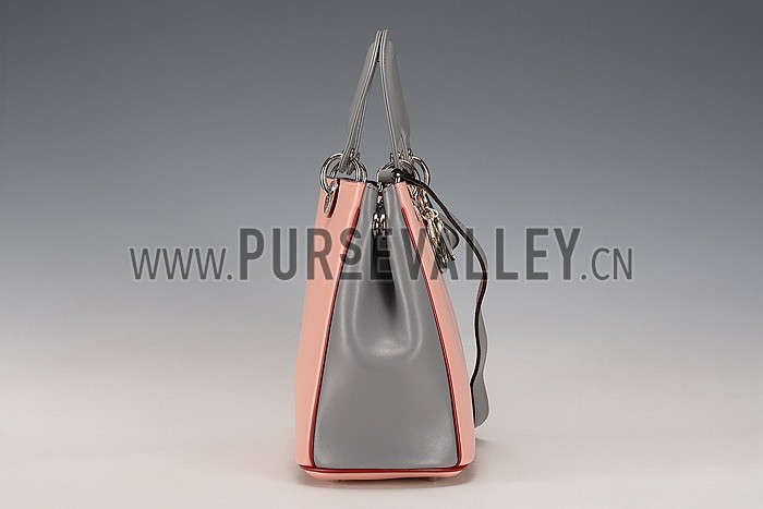 Diorissimo Medium Pink And Grey City Bag