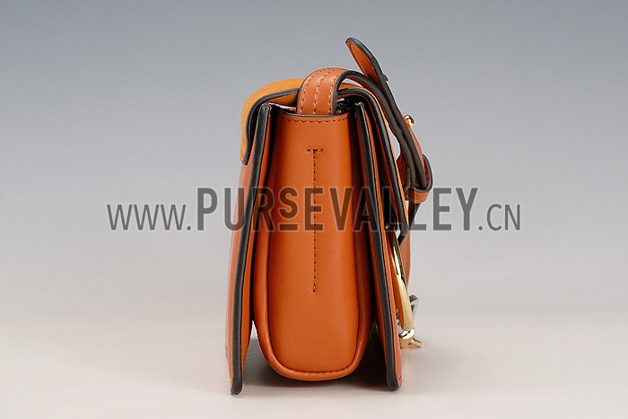 Chloe Faye Small Bag Brown Suede Leather Flap