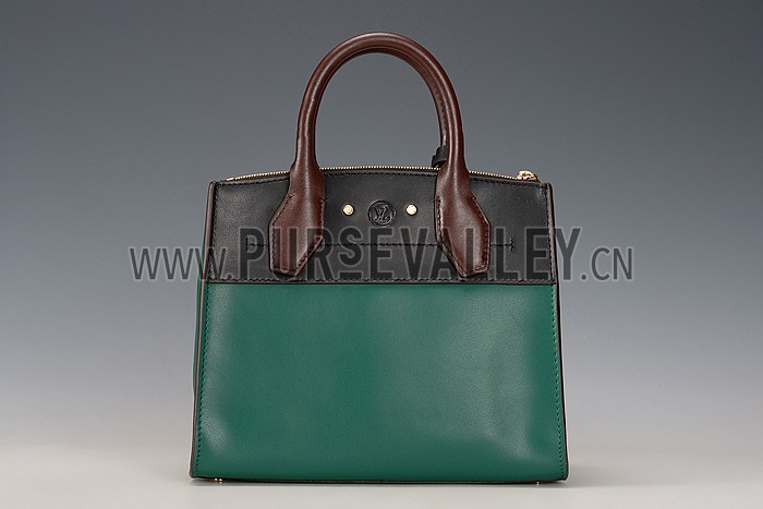 Louis Vuitton City Steamer Bag Bicolor Green
