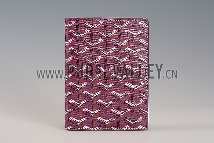 Goyard Passport Cover Plum