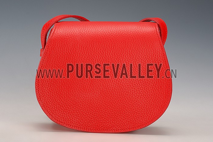 Chloe Marcie Flap Small Shoulder Bag Red