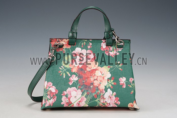 Gucci Bamboo Daily Blooms Bag Emerald Green