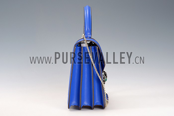 Bvlgari Serpenti Forever Bag Blue