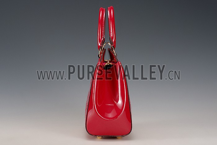 Louis Vuitton Brea Monogram Vernis PM Bag Cherry