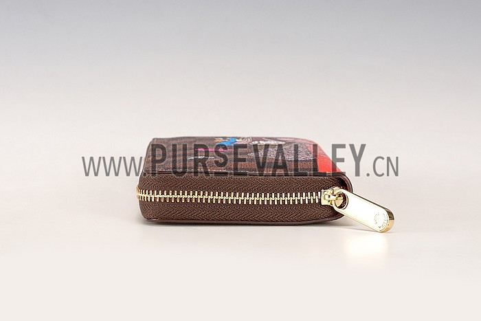 Louis Vuitton Damier Ebene Evasion Zippy Wallet