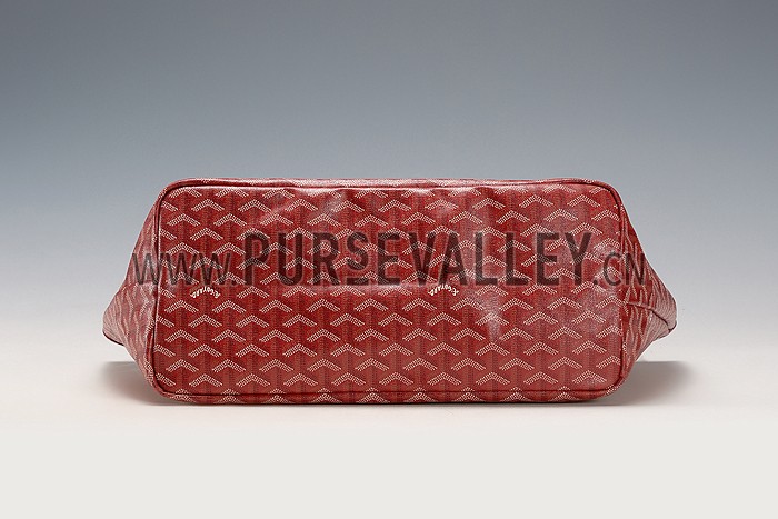 Goyard St Louis Tote Dark Red