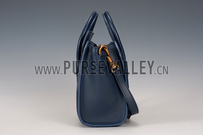 Celine Nano Luggage Navy