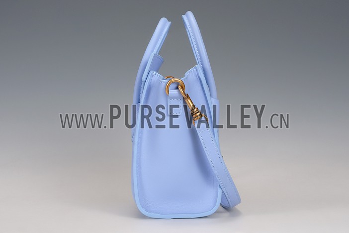 Celine Nano Luggage Light Blue