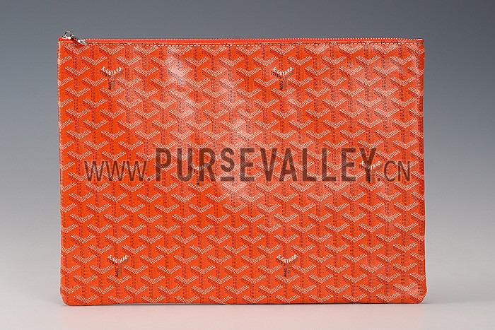 Goyard Zipped Pouch Orange