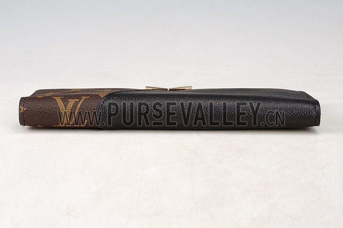 Louis Vuitton Monogram Kimono Wallet Black 18926647