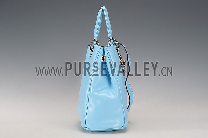 Diorissimo Medium Light Blue City Bag