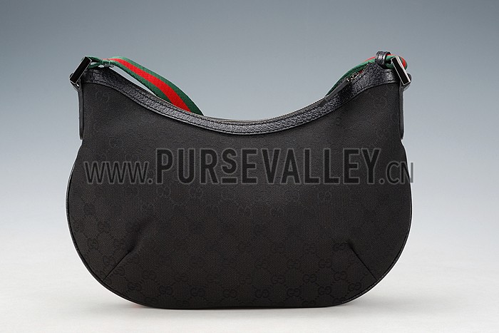 Gucci Original GG Canvas Messenger Bag Black