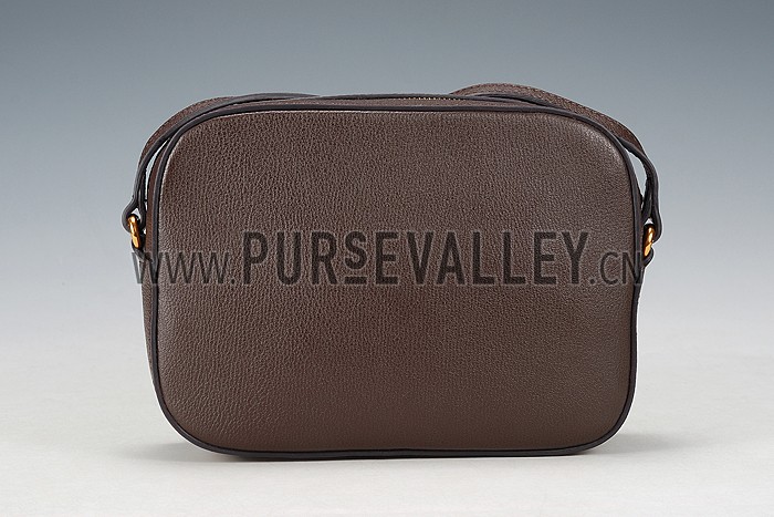 Gucci Bee Detail Brown Leather Bag