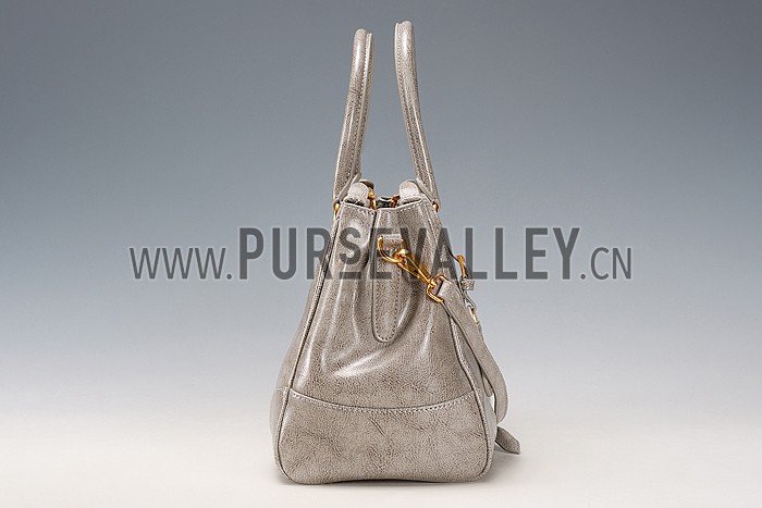 Prada Classic Satchel Grey
