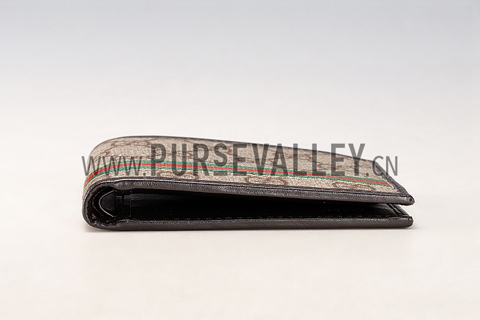 Gucci Supreme Web Bi-Fold Wallet