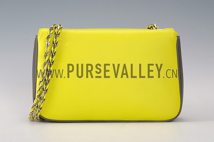 Fendi Be Baguette Bicolor Black and Yellow Bag