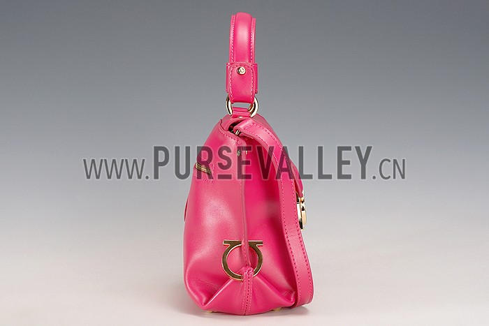 Salvatore Ferragamo Sofia Mini Leather Tote Rose Pink
