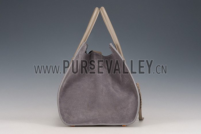 Celine Phantom Luggage Suede Leather Grey