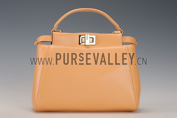 Fendi Peekaboo Karlito Capsule Detail Beige Bag