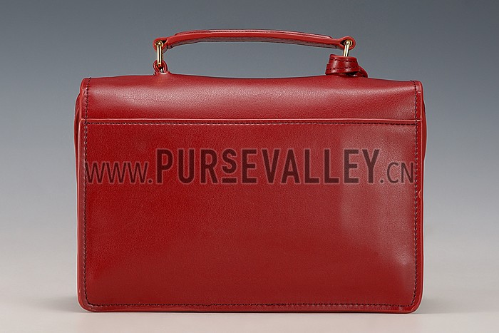 Saint Laurent High School Medium Bag Dark Red