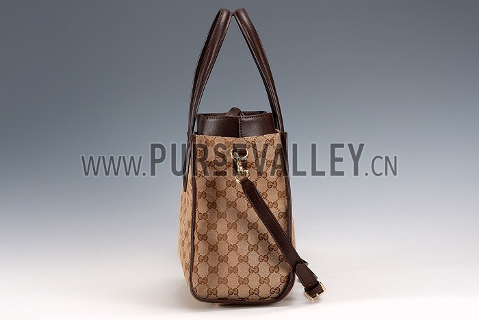 Gucci Ramble Ebony/Brown Tote