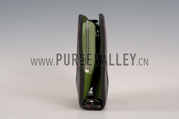 Louis Vuitton Monogram Infrarouge Zippy Wallet Green